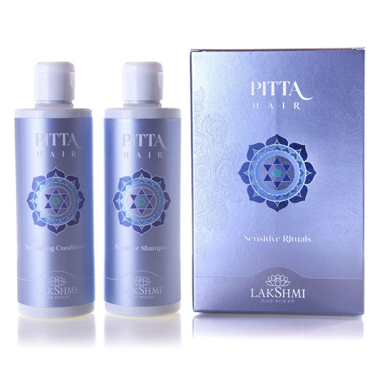 Rituel Cheveux PITTA Sensibilité – Shampoing & Revitalisant Naturels