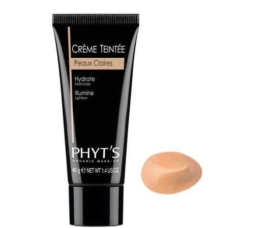 Crème Teintée Bio – Peaux Claires à Moyennes | PHYT’S Organic Make-Up