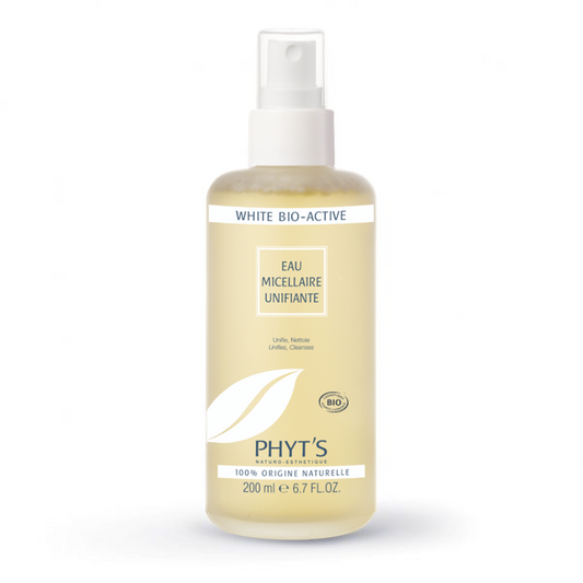Eau Micellaire Unifiante PHYT’S – Nettoyant bio 3 en 1 pour un teint lumineux