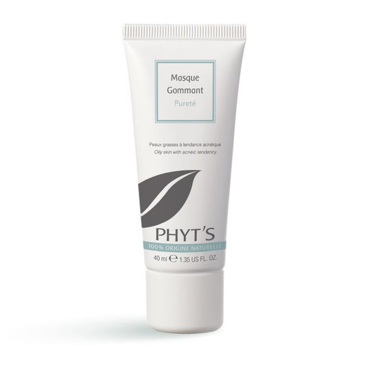 Masque Gommant Pureté PHYT’S – Soin Bio 2 en 1 Peaux Grasses & Acnéiques